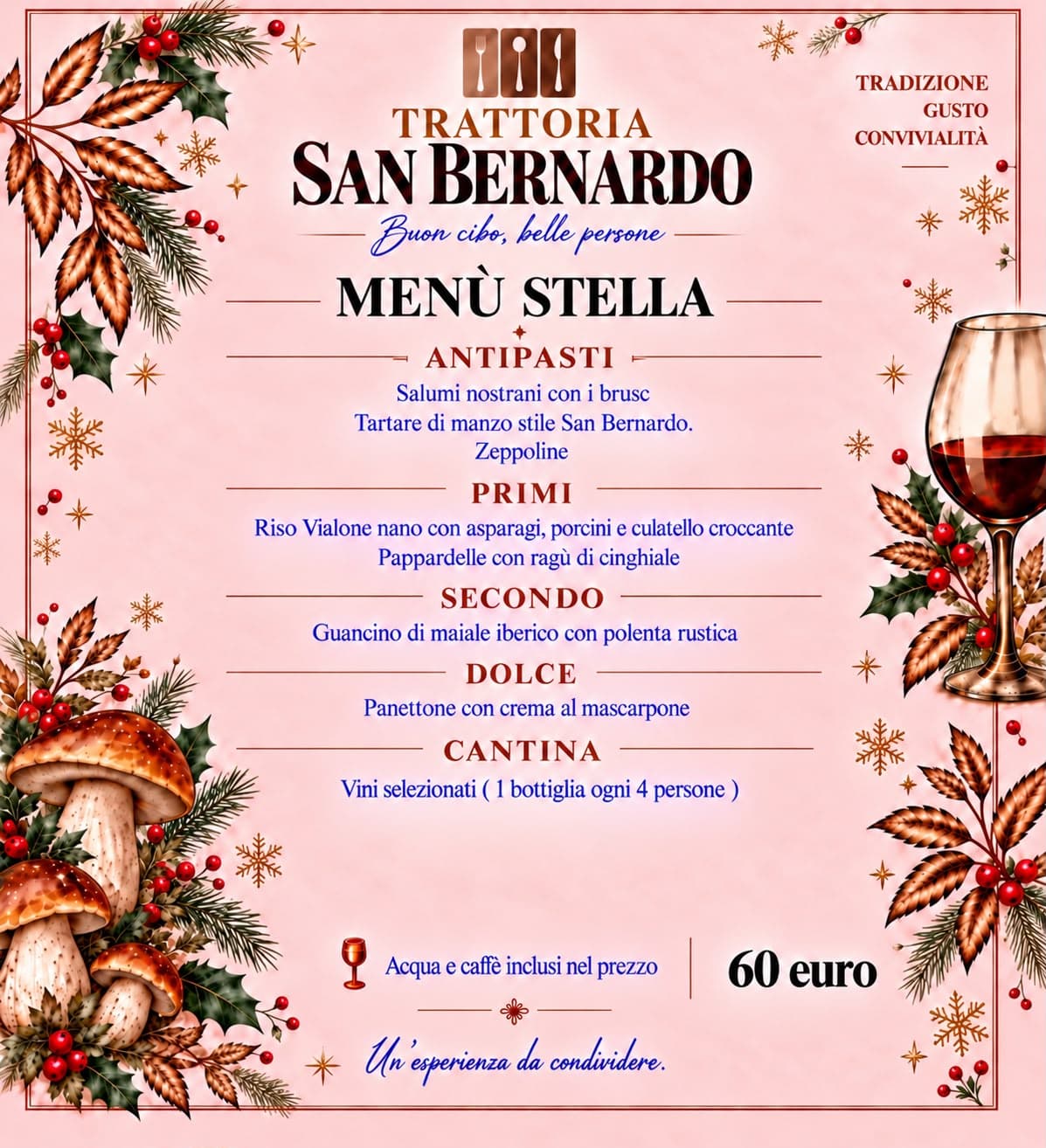 Menù Stella – 60€